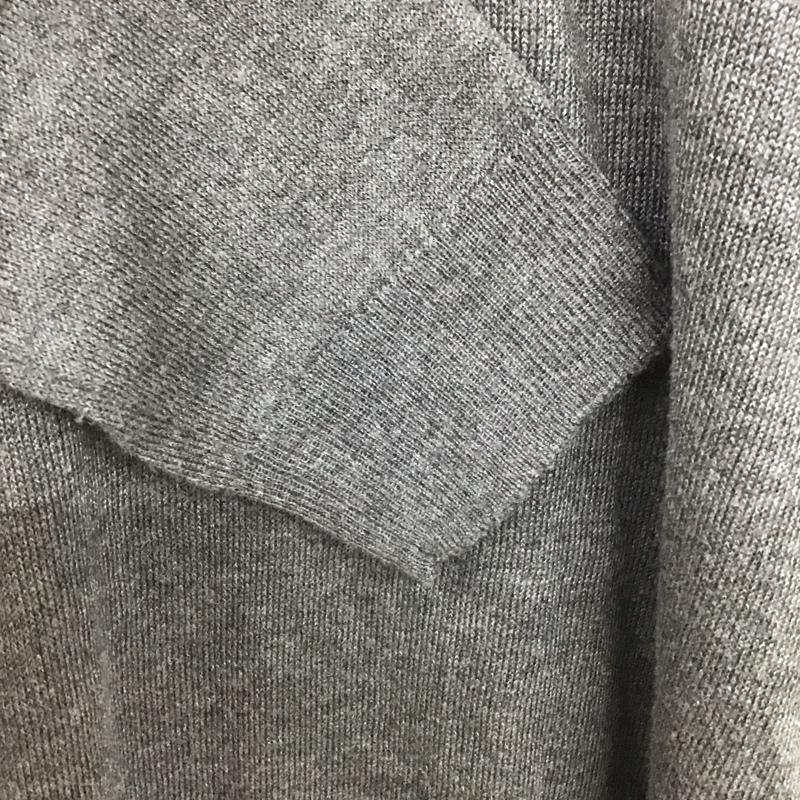 ザラ ZARA ニット、セーター 長袖 5755/100/809 M 無地 灰 / グレー / レディース USED 古着 中古 10133681