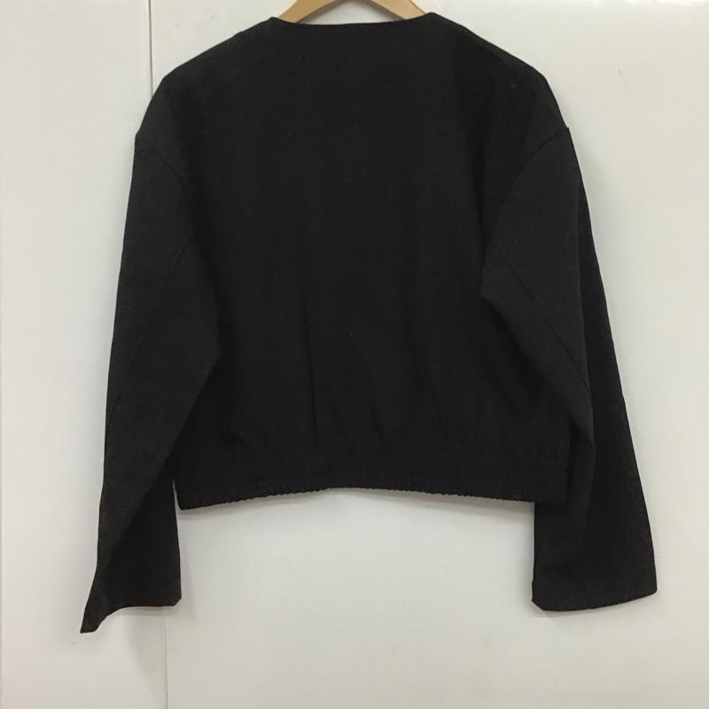 エシカ ESICA ジャケット、上着 ジャケット、ブレザー 無地 黒 / ブラック / レディース USED 古着 中古 10131709