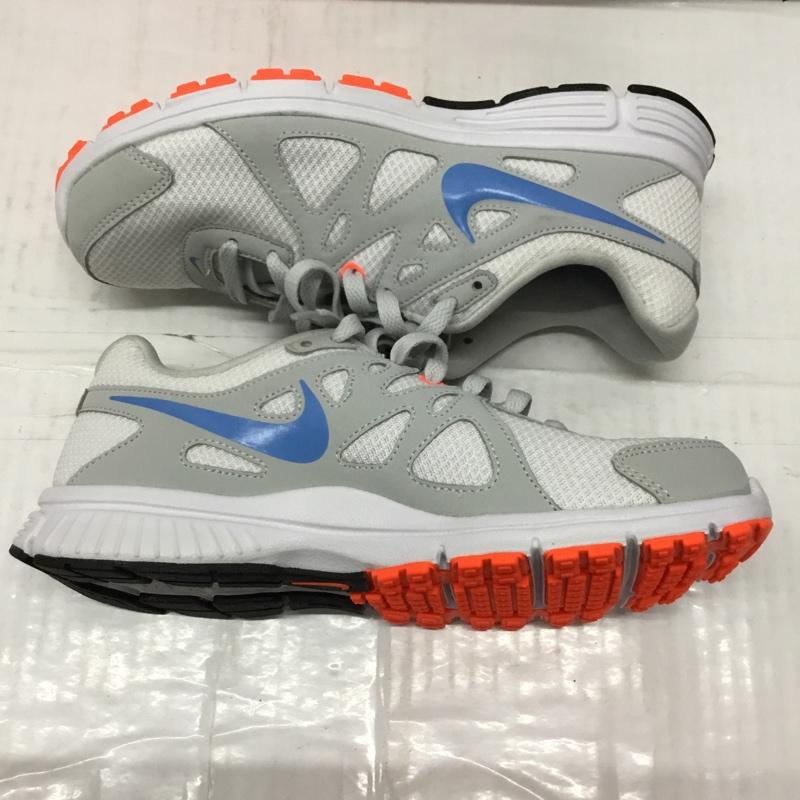 ナイキ NIKE スニーカー スニーカー 554901-100 レボリューション 24cm 24.0cm ロゴ、文字 灰 / グレー / X 水色 / ライトブルー / X 橙 / オレンジ / レディース USED 古着 中古 10106877