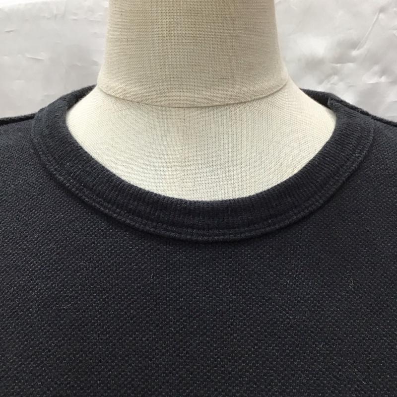 ラコステ LACOSTE トレーナー 長袖 36 無地 黒 / ブラック / レディース USED 古着 中古 10123408