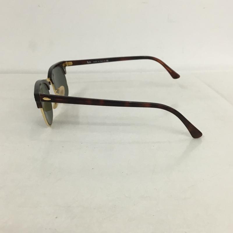 レイバン Ray-Ban めがね・サングラス サングラス RB2156 NEW CLUBMASTER 無地 茶 / ブラウン / X 金 / ゴールド / メンズ USED 古着 中古 10137932