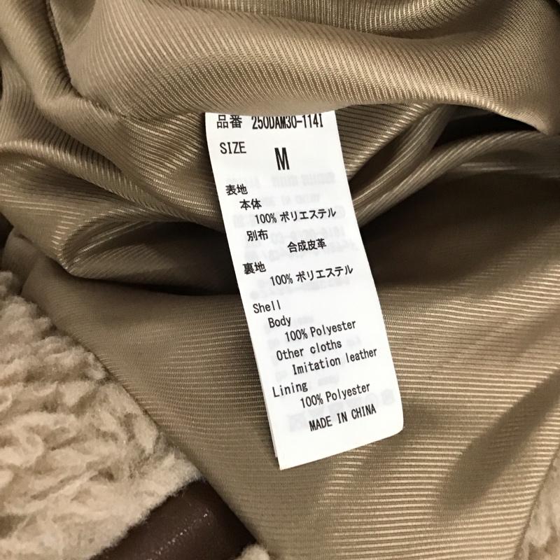 アズールバイマウジー AZUL BY MOUSSY ジャケット、上着 ジャケット、ブレザー 250DAM30-114I BOA B-3 JACKET M 無地 ベージュ / ベージュ / レディース USED 古着 中古 10121100