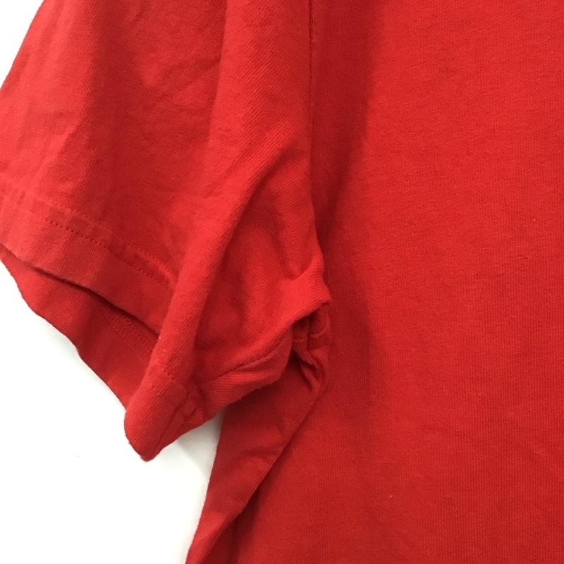 ダブルタップス WTAPS Tシャツ 半袖 半袖カットソー 無地Tシャツ Vネックカットソー L 無地 赤 / レッド / メンズ USED 古着 中古 10138750