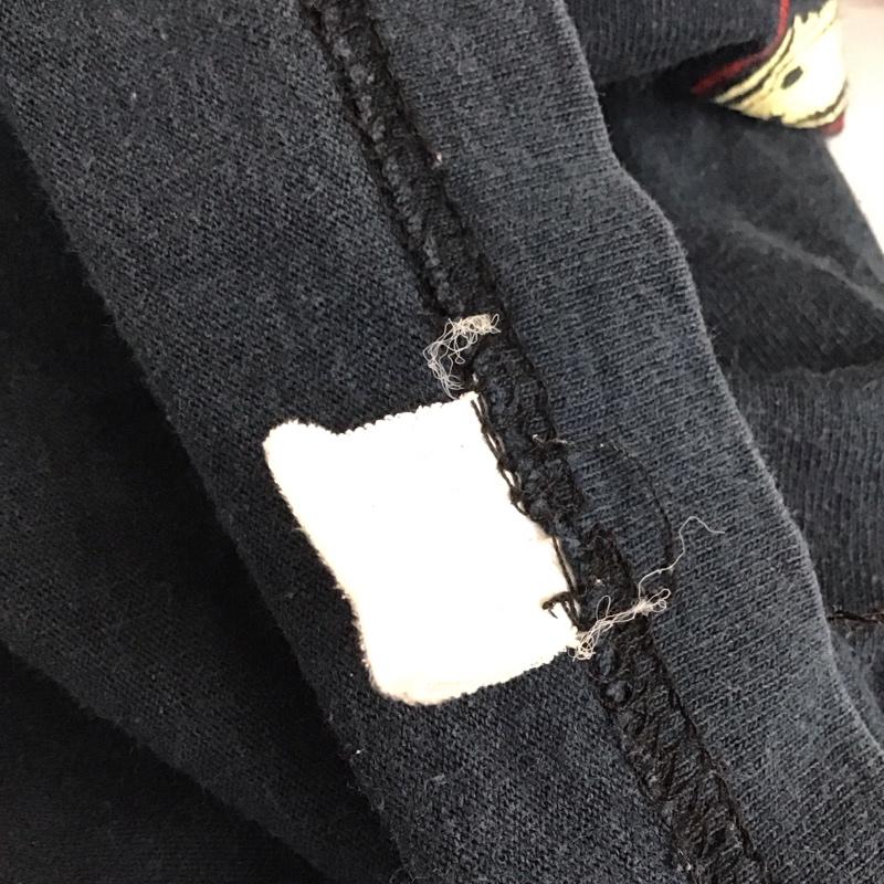 古着 USED Tシャツ 半袖 バックプリント クルーネック L ロゴ、文字 黒 / ブラック / メンズ USED 古着 中古 10118126