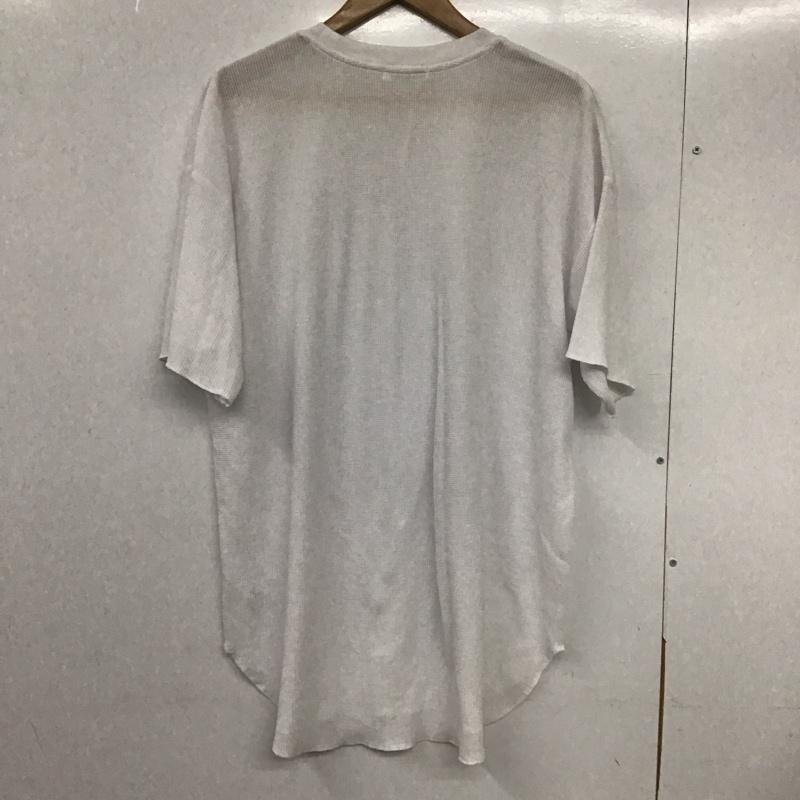 フリークスストア FREAK S STORE Tシャツ 半袖 f20-lg-062c 半袖カットソー 無地Tシャツ クルーネックカットソー ワッフル FREE 無地 白 / ホワイト / レディース USED 古着 中古 10132654