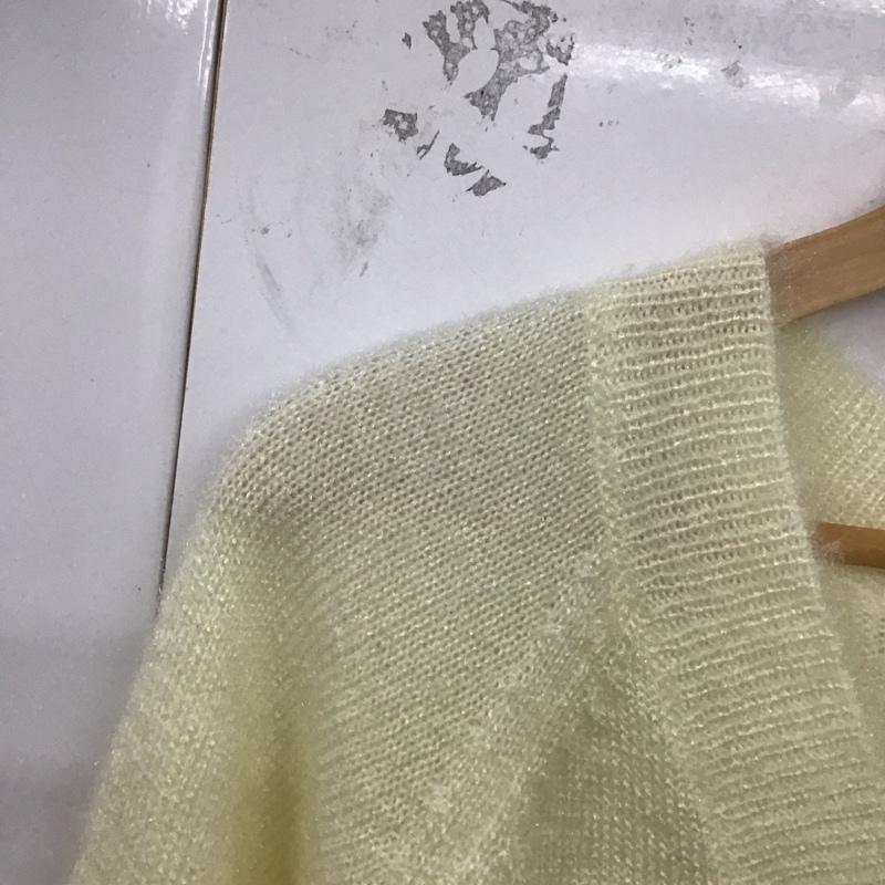 ロペピクニック ROPE PICNIC ニット、セーター 長袖 長袖ニットカットソー Vネック セーター 38 無地 白 / ホワイト / レディース USED 古着 中古 10128937