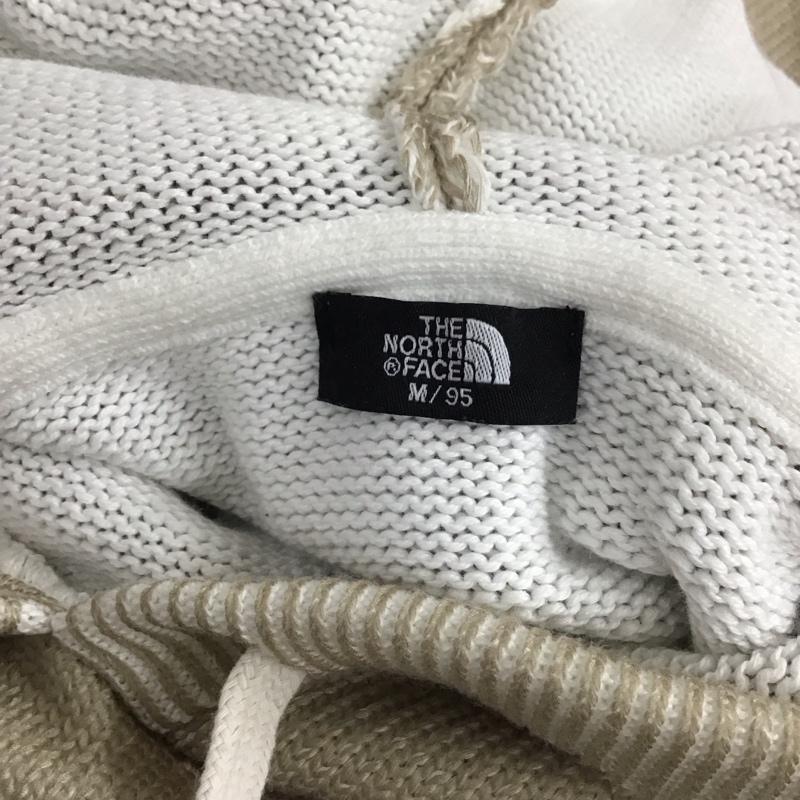 ザノースフェイス THE NORTH FACE パーカー 長袖 nm5pp72b PRINTEDHOODIE 長袖ニットカットソー プルオーバーパーカー M ロゴ、文字 ベージュ / ベージュ /  メンズ USED 古着 中古 10112825