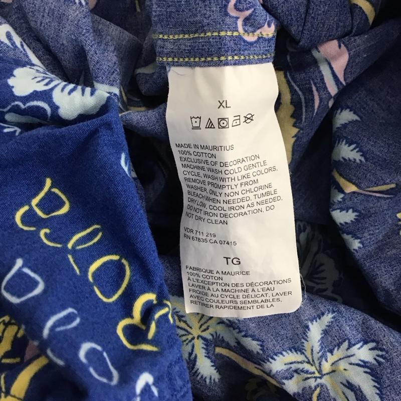 ノーティカ NAUTICA シャツ、ブラウス 半袖 半袖シャツ プリントシャツ ポケットシャツ アロハシャツ XL プリント マルチカラー / マルチカラー / メンズ USED 古着 中古 10135967