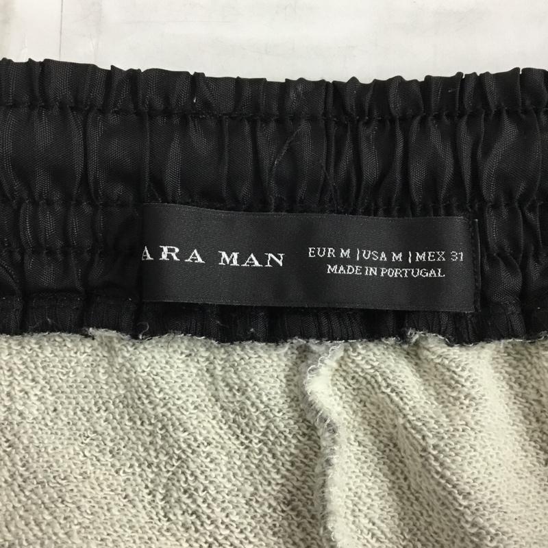 ザラメン ZARA MAN ボトムス ボトムス スウェットパンツ ジャージ カジュアルパンツ ワイドパンツ M 無地 灰 / グレー / メンズ USED 古着 中古 10110082