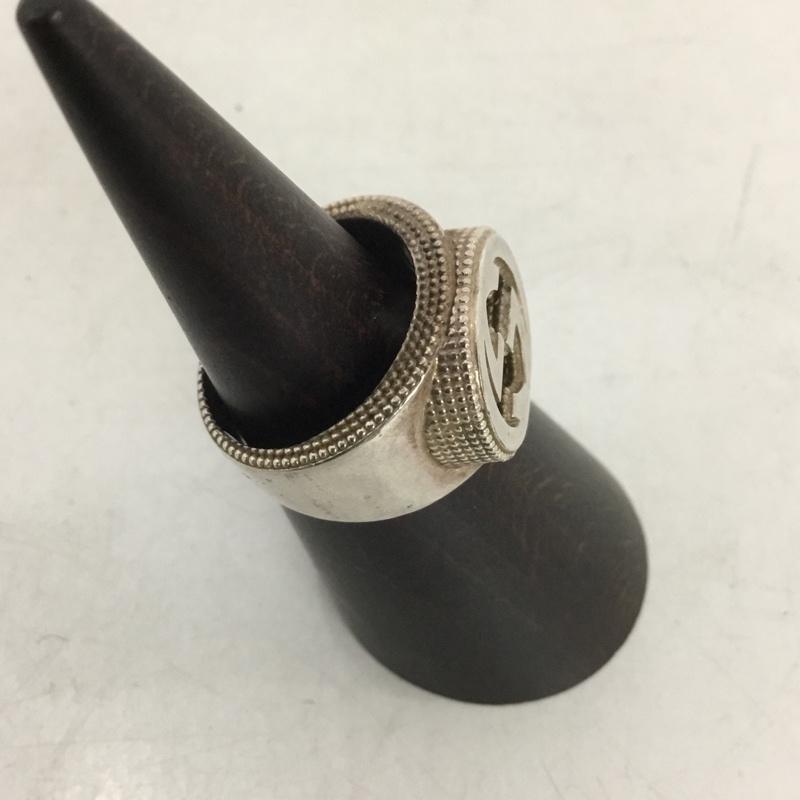グッチ GUCCI アクセサリー 指輪 GG 14号 インターロッキングG 銀 / シルバー / レディース USED 古着 中古 10137408