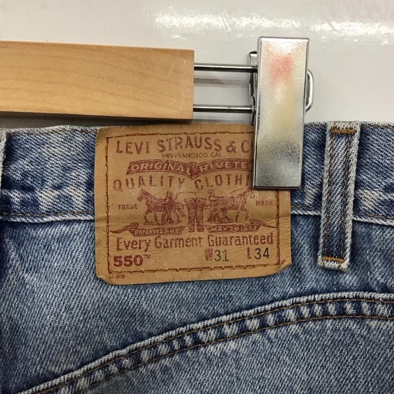 リーバイストラウスアンドコー Levi Strauss & co. パンツ デニム、ジーンズ デニムパンツ ワイドパンツ カジュアルパンツ 31インチ 無地 インディゴ / インディゴ /  メンズ USED 古着 中古 10124931