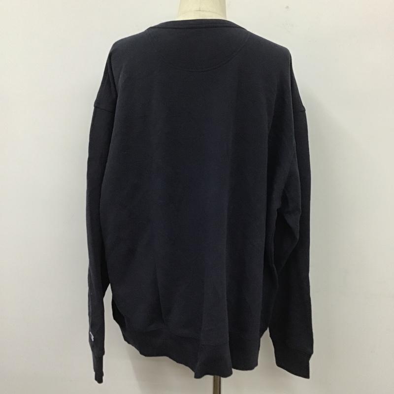 チャンピオン Champion トレーナー 長袖 無地 紺 / ネイビー / メンズ USED 古着 中古 10106072