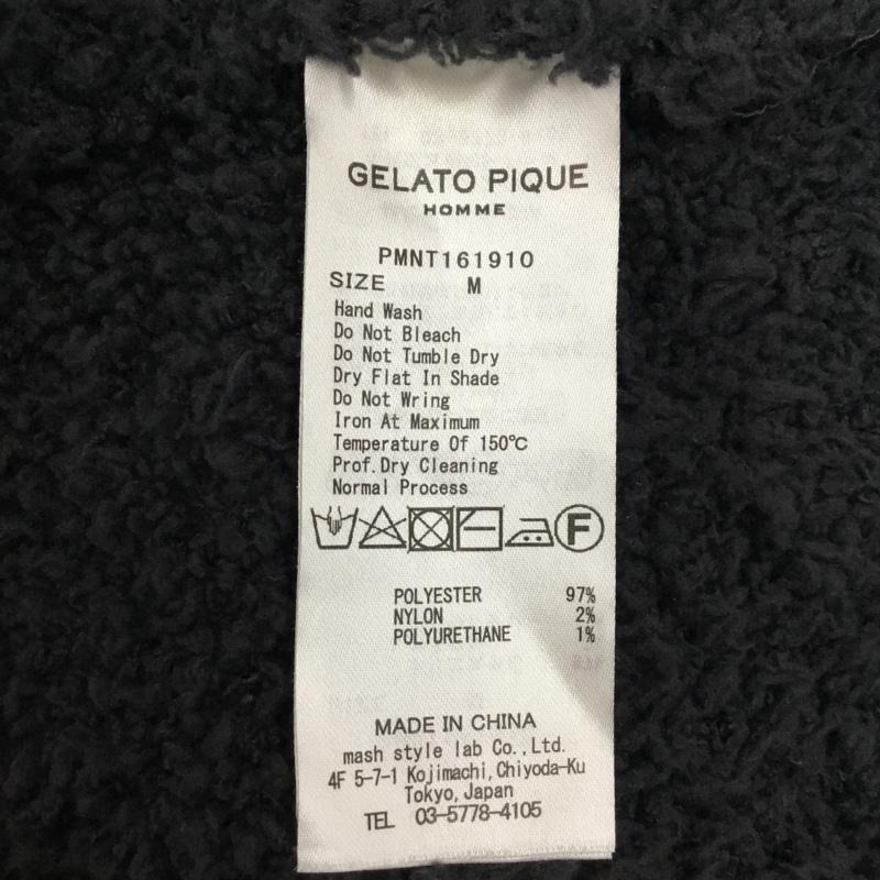 ジェラードピケオム GELATO PIQUE HOMME パーカー 長袖 ジップアップパーカー 長袖パーカー フード付きパーカー M ロゴ、文字 灰 / グレー / メンズ USED 古着 中古 10111932