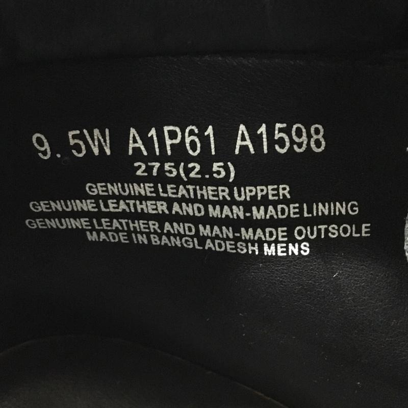 ティンバーランド Timberland ブーツ ショートブーツ A1P61 6インチブーツ 9.5W 箱有 ロゴ、文字 黒 / ブラック / メンズ USED 古着 中古 10115241