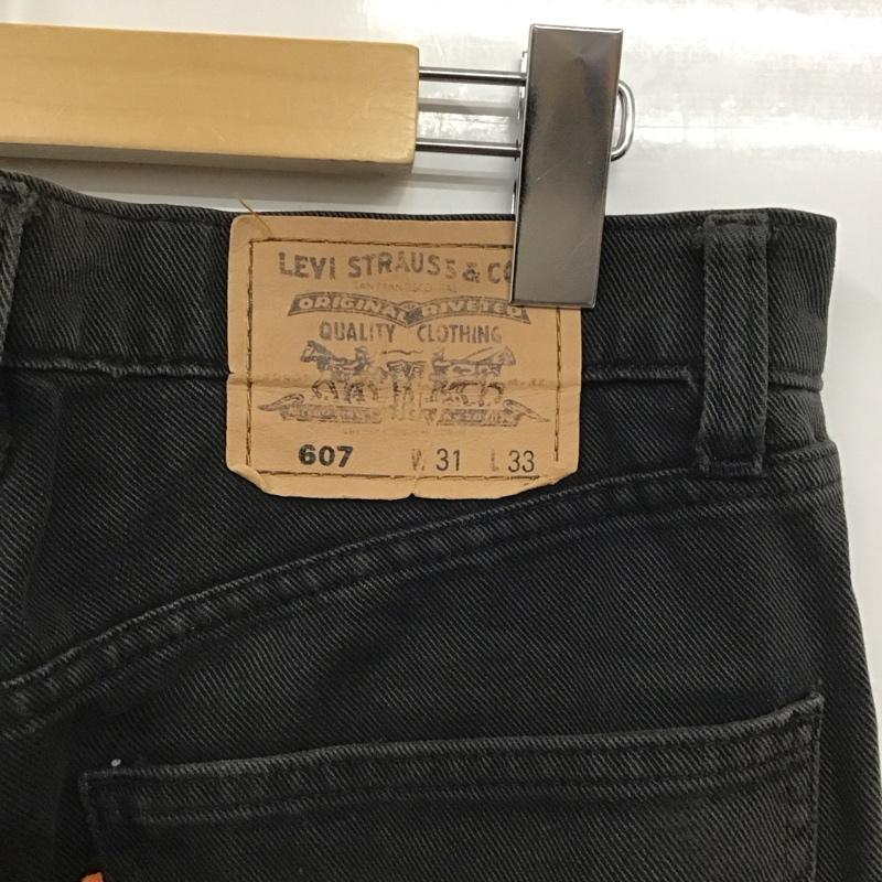 リーバイストラウスアンドコー Levi Strauss & co. パンツ デニム、ジーンズ デニムパンツ スリムパンツ カジュアルパンツ Gパン 00s 31インチ 無地 黒 / ブラック / メンズ USED 古着 中古 10130654