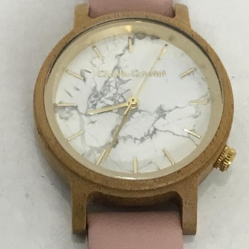 古着 USED 腕時計 アナログ(クォーツ式) CC-A120-LPW 箱有 Claudia Caterini ロゴ、文字 桃 / ピンク / レディース USED 古着 中古 10135057