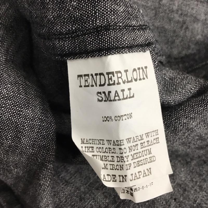 テンダーロイン TENDERLOIN シャツ、ブラウス 長袖 長袖シャツ ノーカラーシャツ ポケットシャツ 長袖カットソー S 無地 灰 / グレー /  メンズ USED 古着 中古 10110913