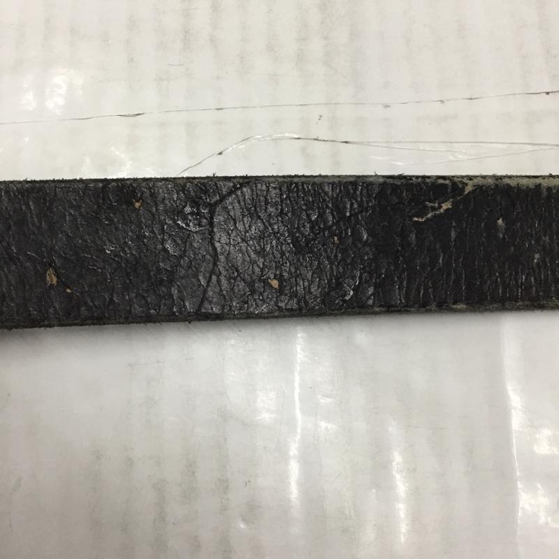 フラットヘッド The Flat Head ベルト・バックル ベルト レザー 34 無地 黒 / ブラック / メンズ USED 古着 中古 10113729