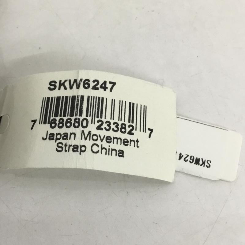 スカーゲン SKAGEN 腕時計 アナログ(クォーツ式) SKW6247 箱有 ロゴ、文字 銀 / シルバー / メンズ USED 古着 中古 10127057