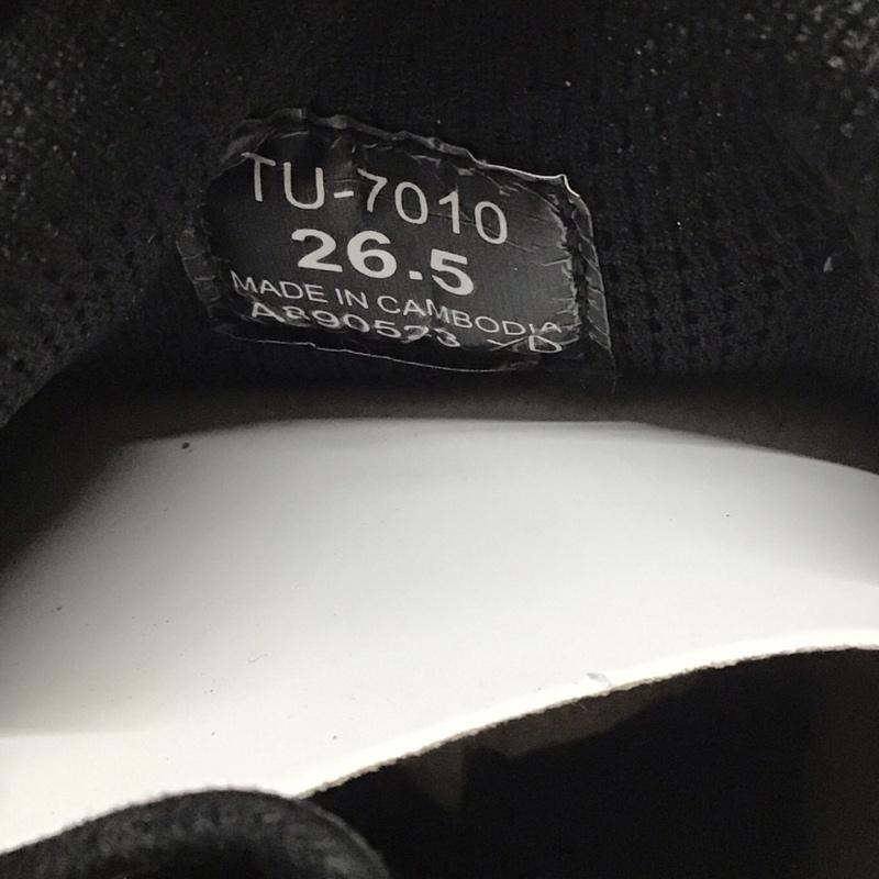 アシックス ASICS 革靴 革靴 TU-7010 texcy luxe ストレートチップ 箱有 26.5cm 26.5cm 無地 黒 / ブラック / メンズ USED 古着 中古 10111709