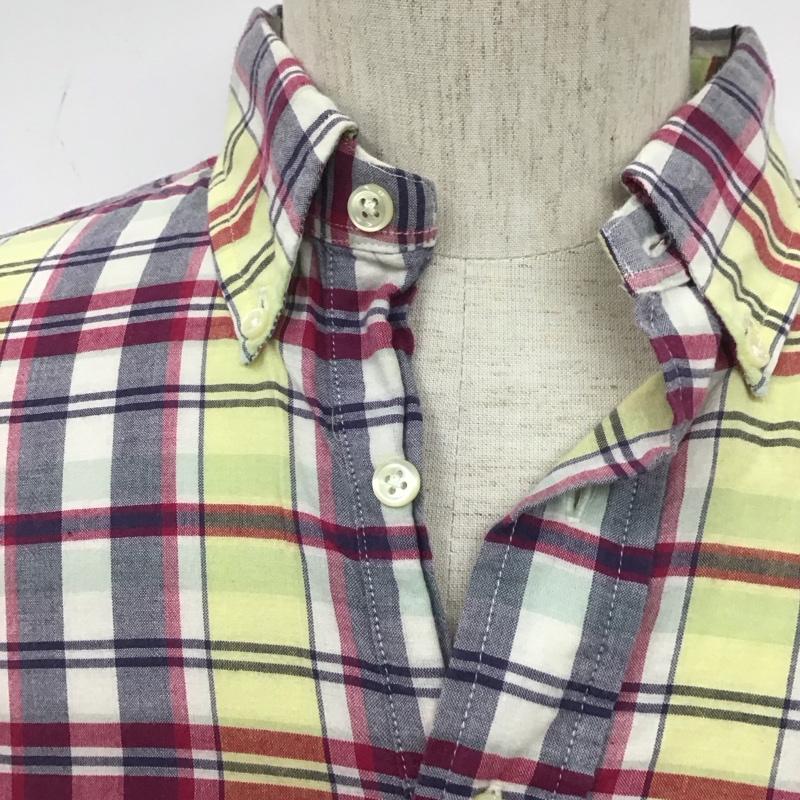 ラルフローレン RALPHLAUREN シャツ、ブラウス 半袖 半袖シャツ カラーシャツ 半袖カットソー チェックシャツ ボタンダウンシャツ M チェック マルチカラー / マルチカラー /  メンズ USED 古着 中古 10109087