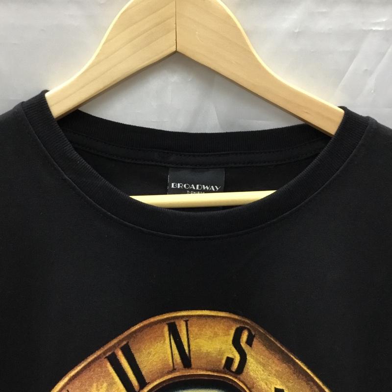古着 USED Tシャツ 半袖 半袖カットソー プリントTシャツ クルーネックカットソー バンドTシャツ L プリント 黒 / ブラック / メンズ USED 古着 中古 10106923