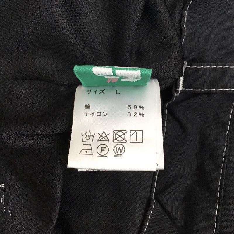 ナインティナインティ 9090 パンツ スラックス atmos L ロゴ、文字 黒 / ブラック /  メンズ USED 古着 中古 10123390
