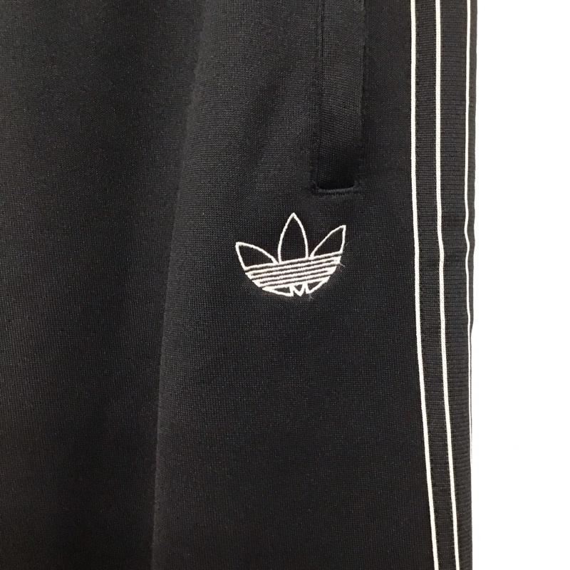 アディダス adidas パンツ ワークパンツ、ペインターパンツ ワークパンツ ワイドパンツ カジュアルパンツ スポーツウェア ロゴ、文字 黒 / ブラック / メンズ USED 古着 中古 10135956