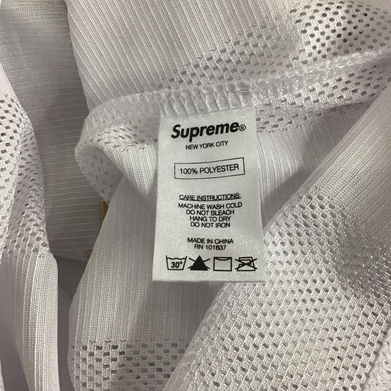 シュプリーム Supreme カットソー 半袖 16ss EST1994ゲームシャツ Vネックカットソー M ロゴ、文字 白 / ホワイト / メンズ USED 古着 中古 10130730