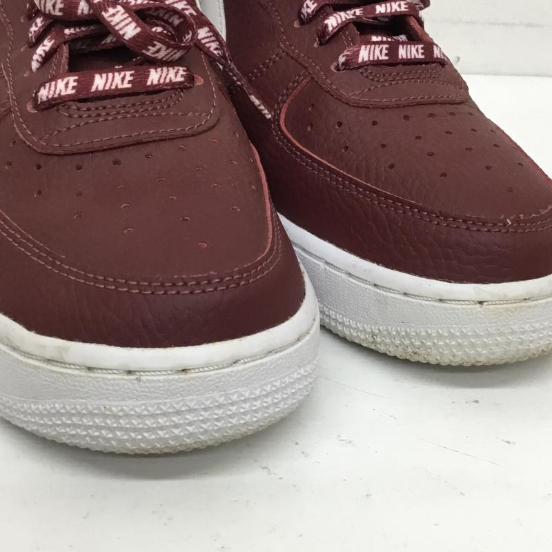 ナイキ NIKE スニーカー スニーカー 823511-605 Nike Air Force 1 Low NBA Team Red 24.5cm ロゴ、文字 白 / ホワイト / X ボルドー / ボルドー / レディース USED 古着 中古 10130255