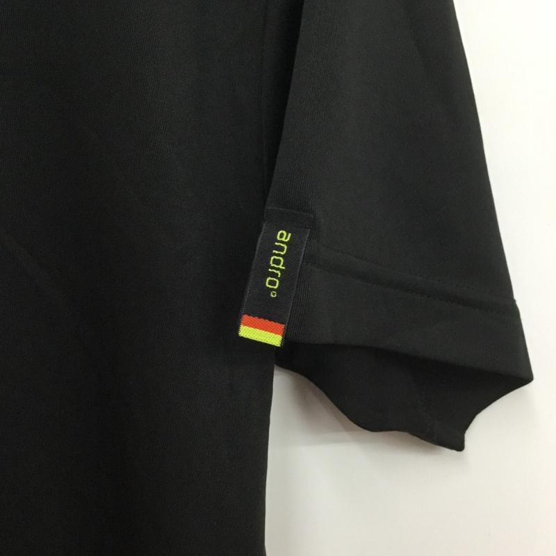アンドロ andro Tシャツ 半袖 卓球ウェア スポーツウェア タグ付き M ロゴ、文字 黒 / ブラック / メンズ USED 古着 中古 10135678
