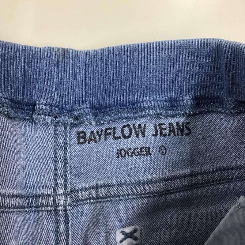 ベイフロー BAYFLOW パンツ デニム、ジーンズ BM2212NM03 デニム ジョガーパンツ 4 無地 青 / ブルー /  メンズ USED 古着 中古 10122607