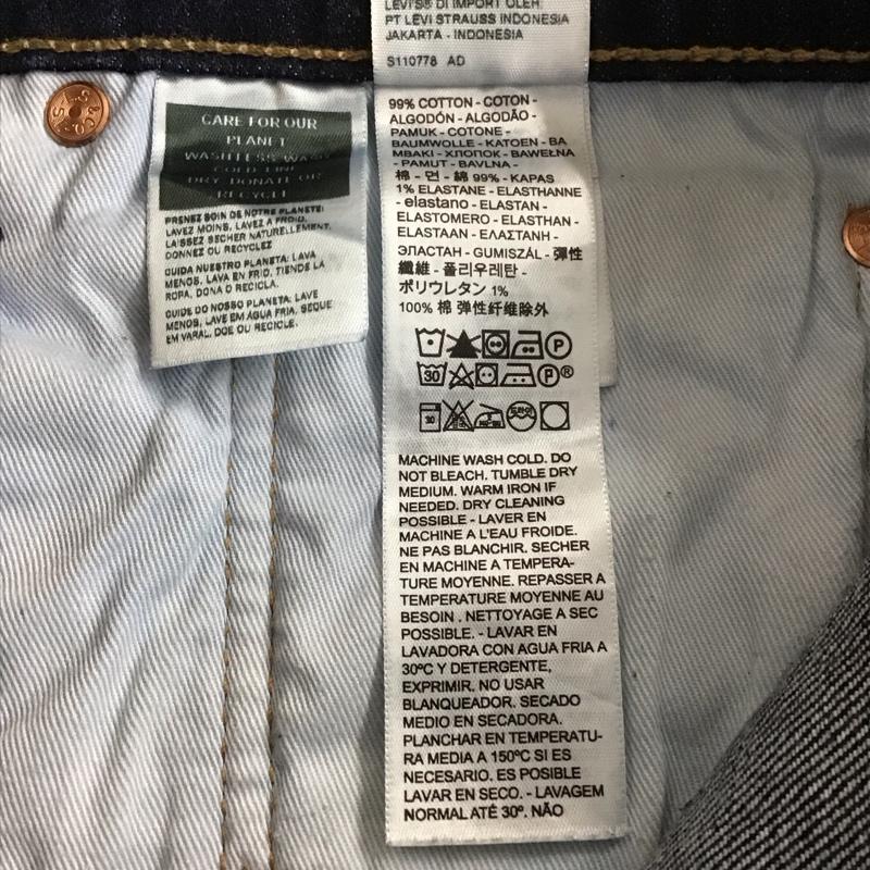 リーバイス Levi s パンツ デニム、ジーンズ デニムパンツ ワイドジーンズ カジュアルパンツ ストレートパンツ 31インチ 無地 インディゴ / インディゴ / メンズ USED 古着 中古 10107767