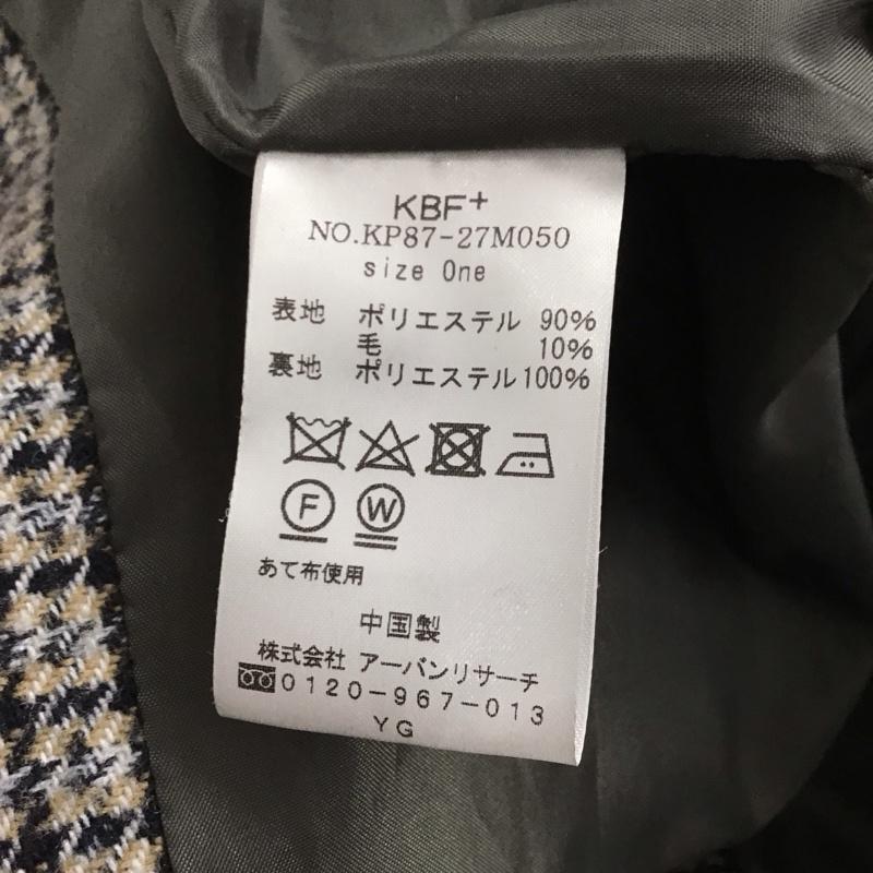 ケービーエフプラス KBF+ コート コート一般 kp87-27m050 チェスターコート アウター ロングコート ONE SIZE チェック マルチカラー / マルチカラー / レディース USED 古着 中古 10141295