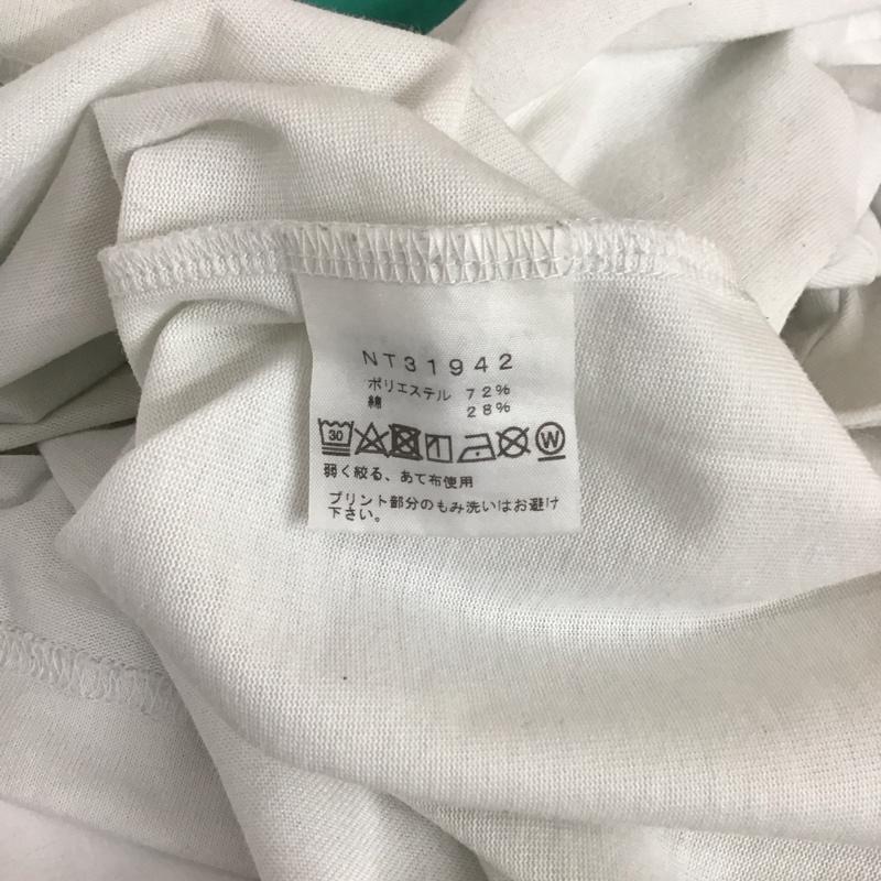 ザノースフェイス THE NORTH FACE Tシャツ 半袖 nt31942 3DLogoTee 半袖カットソー プリントTシャツ M プリント 白 / ホワイト / メンズ USED 古着 中古 10113911