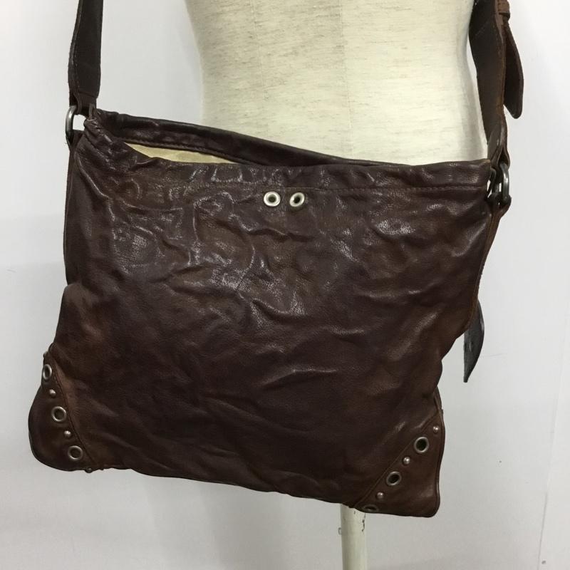 ミュウミュウ miu miu ショルダーバッグ ショルダーバッグ レザー コサージュ ロゴ、文字 茶 / ブラウン / レディース USED 古着 中古 10129109