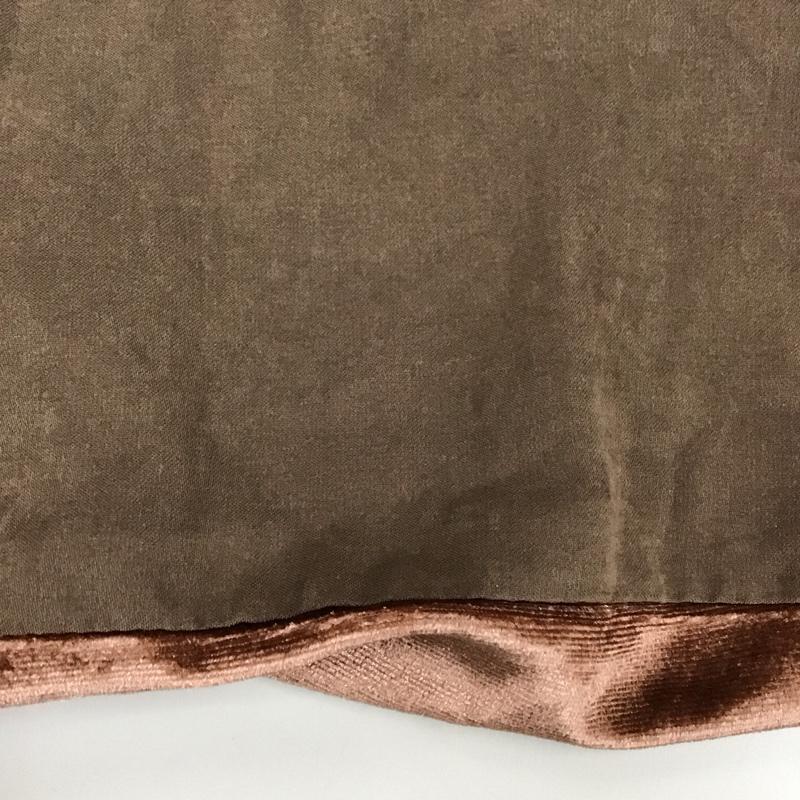アイテムズ アーバンリサーチ ITEMS URBAN RESEARCH スカート ひざ丈スカート WH67-25N004 2WAY リバーシブル ベロア風 FREE 無地 茶 / ブラウン / レディース USED 古着 中古 10114861