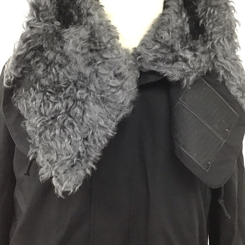 ジュンハシモト junhashimoto コート コート一般 モッズコート 無地 黒 / ブラック / メンズ USED 古着 中古 10124522