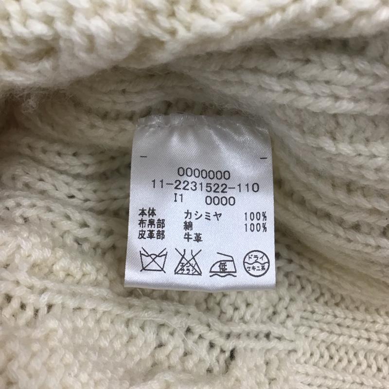 トミーヒルフィガー TOMMY HILFIGER ニット、セーター 長袖 長袖ニットカットソー セーター クルーネックニット ミリタリー S 白 / ホワイト / X カーキ / カーキ / メンズ USED 古着 中古 10111032