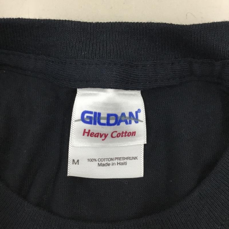 古着 USED Tシャツ 半袖 半袖カットソー プリントTシャツ クルーネックカットソー M プリント 黒 / ブラック /  メンズ USED 古着 中古 10111304