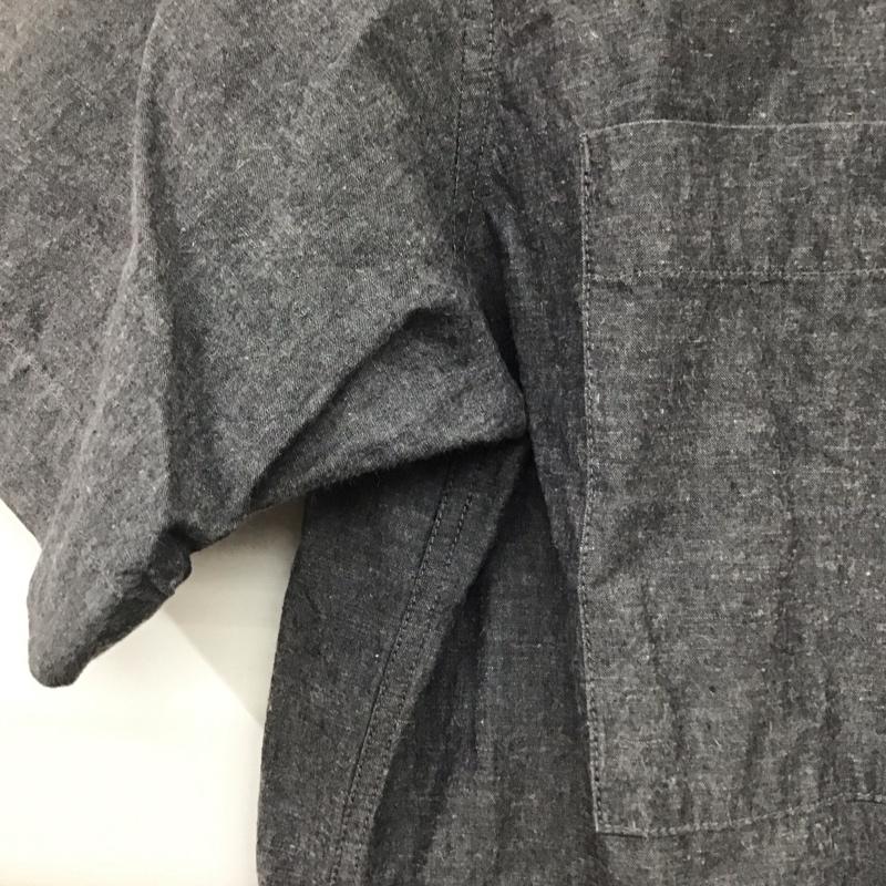 エムエイチエル MHL. ワンピース ロングスカート 半袖シャツワンピース ロングワンピース 前開シャツワンピース 1 無地 灰 / グレー / レディース USED 古着 中古 10135254