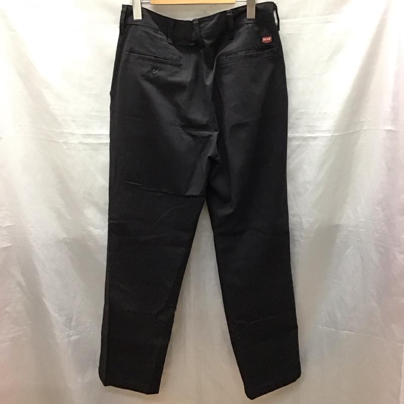 レッドキャップ RED KAP パンツ チノパン PT32BK1 2タック ワークパンツ 32 無地 黒 / ブラック /  メンズ USED 古着 中古 10122606