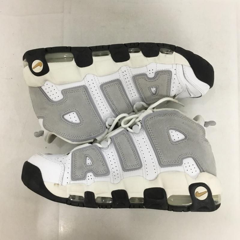 ナイキ NIKE スニーカー スニーカー DZ4516-100 AIR MORE UPTEMPO 96 25cm 25.0cm ロゴ、文字 白 / ホワイト / X 灰 / グレー / レディース USED 古着 中古 10137391