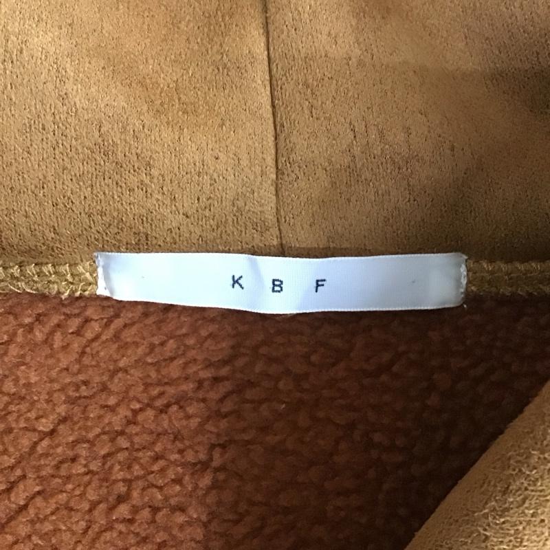 ケービーエフ KBF パーカー 長袖 KB87-21J080 スエードタッチフーディー 裏フリース プルオーバー 無地 茶 / ブラウン / レディース USED 古着 中古 10118356