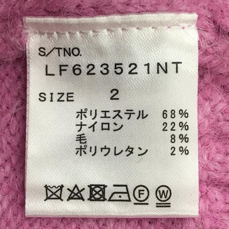ローリーズファーム LOWRYS FARM カーディガン 長袖 LF623521NT FREE 無地 桃 / ピンク / レディース USED 古着 中古 10135116