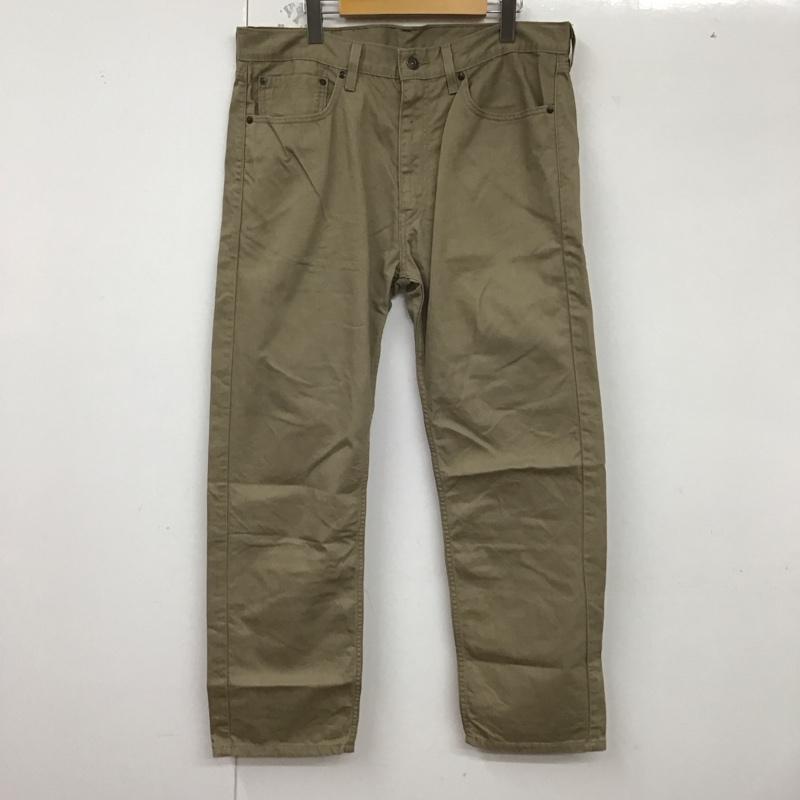 リーバイストラウスアンドコー Levi Strauss & co. パンツ デニム、ジーンズ デニムパンツ ワイドパンツ カジュアルパンツ 36 無地 ベージュ / ベージュ / メンズ USED 古着 中古 10130036