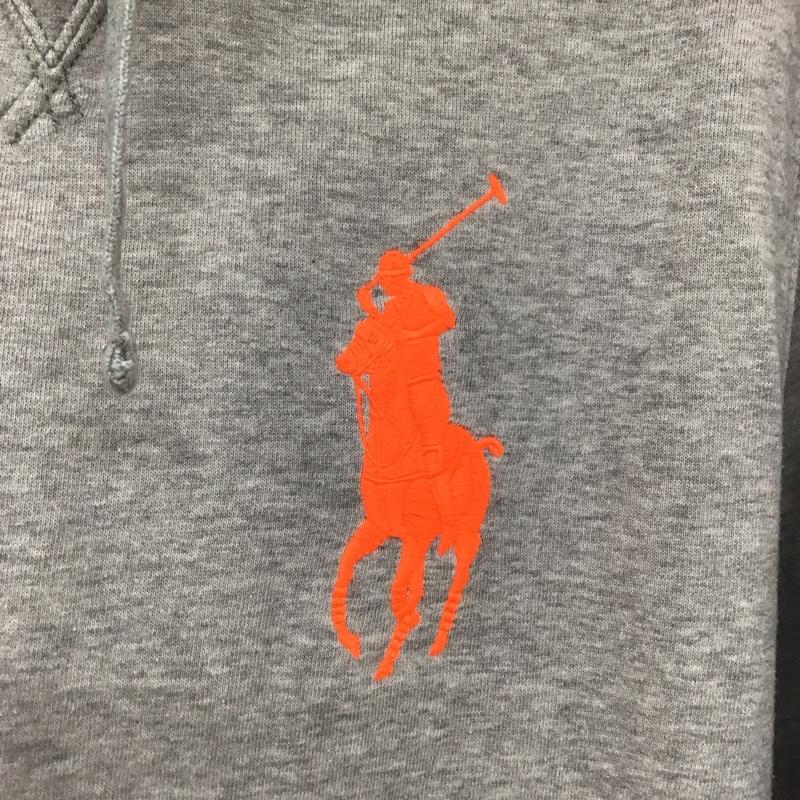 ポロラルフローレン POLO RALPH LAUREN パーカー 長袖 長袖パーカー プルオーバーパーカー スウェット S ロゴ、文字 灰 / グレー / メンズ USED 古着 中古 10137747