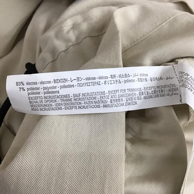 ザラ ZARA ジャケット、上着 ジャケット、ブレザー ノーカラー ドロスト M 無地 アイボリー / アイボリー / レディース USED 古着 中古 10113496