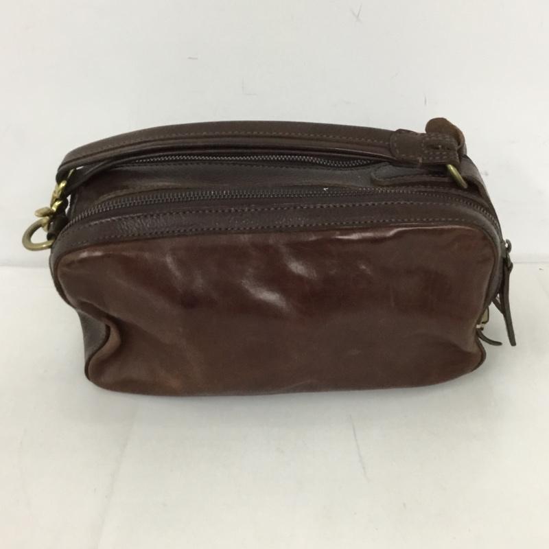 ゲンテン genten バッグ バッグ レザー dan genten ロゴ、文字 茶 / ブラウン / メンズ USED 古着 中古 10128316