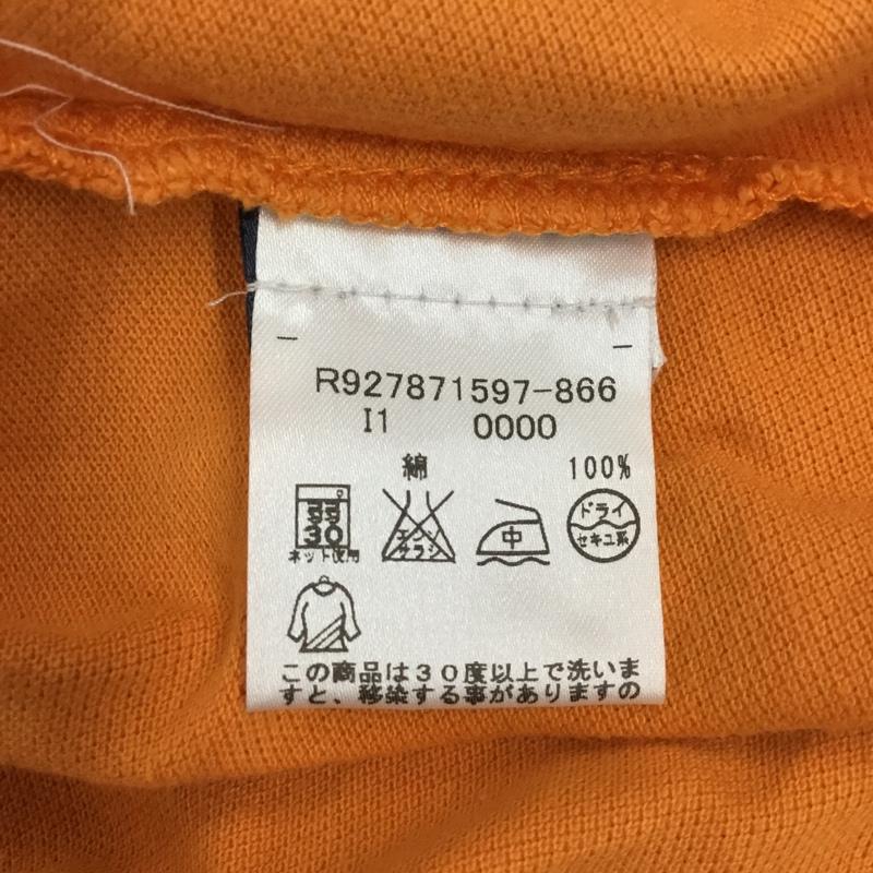 トミーヒルフィガー TOMMY HILFIGER ポロシャツ 半袖 S ロゴ、文字 橙 / オレンジ / メンズ USED 古着 中古 10112873